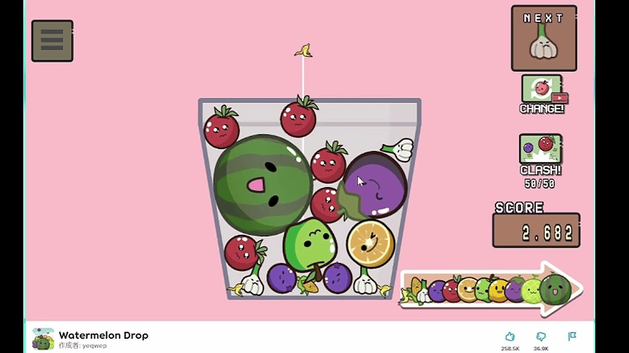 Capture de jeu Watermelon Drop